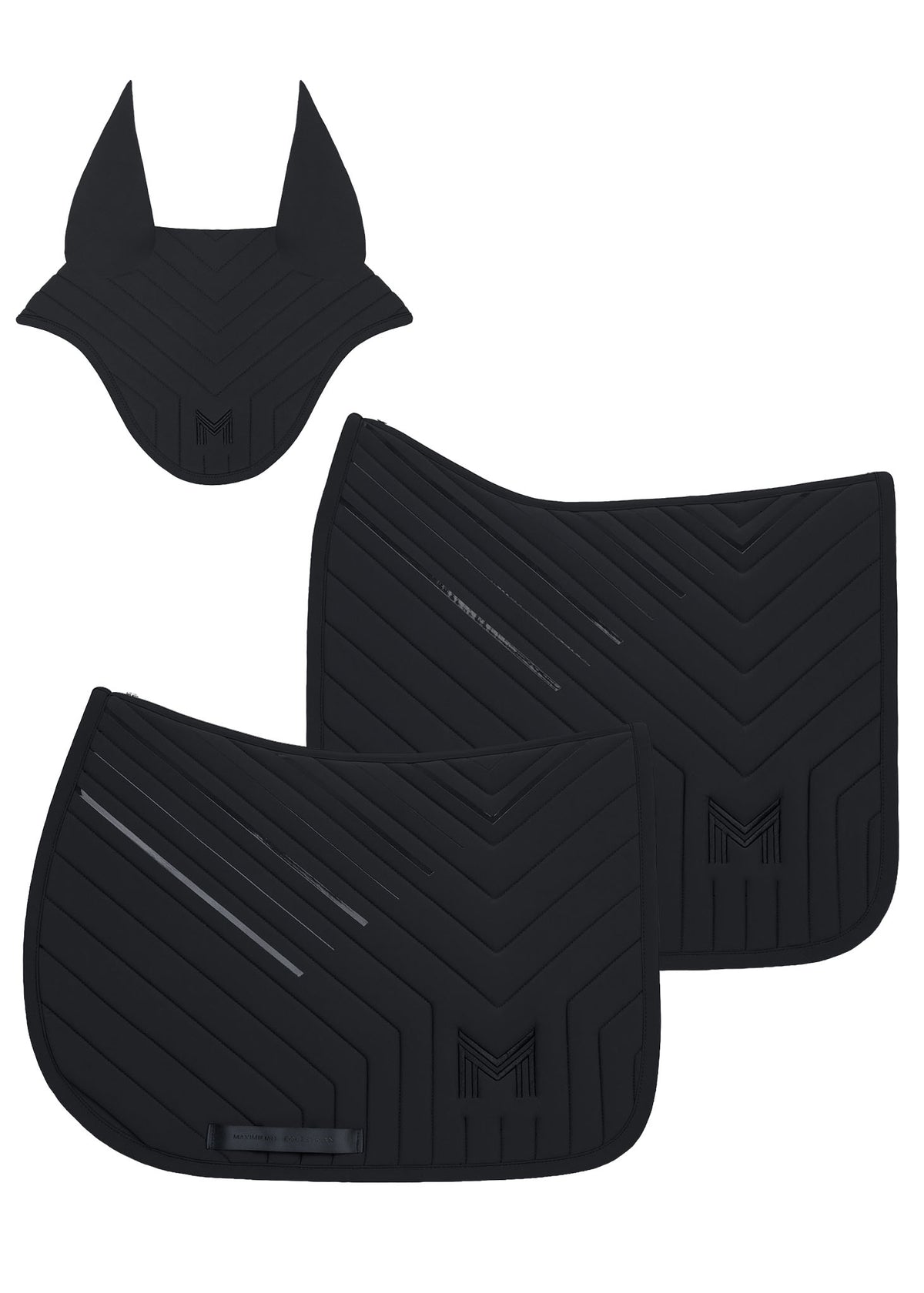 Delta Dressage Saddle Pad (Black)